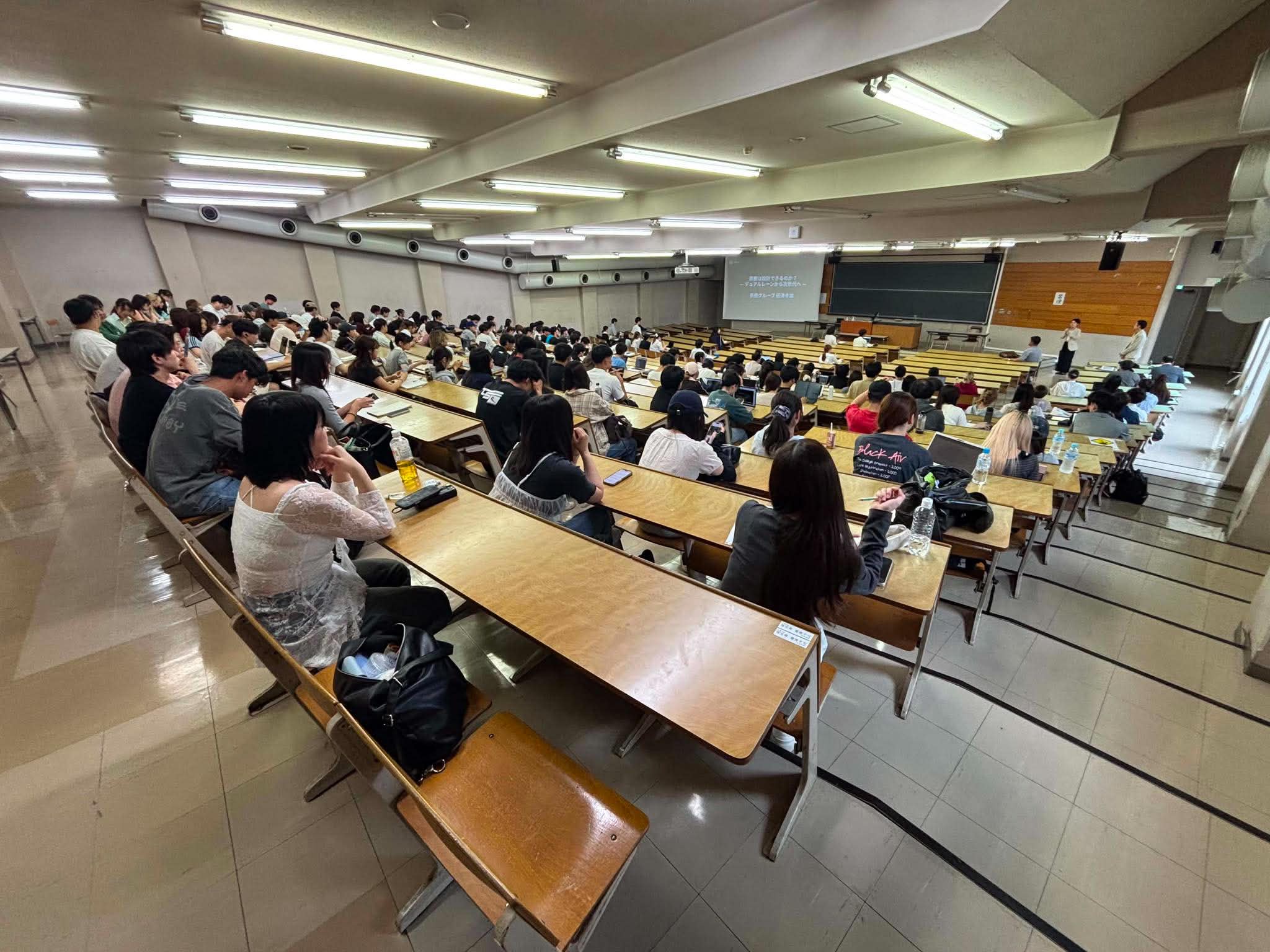 法政大学登壇の様子